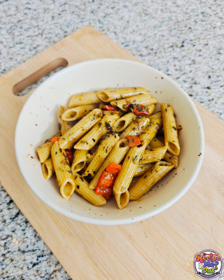 Red Jalapeño Pasta with Cinnamon and Nutmeg