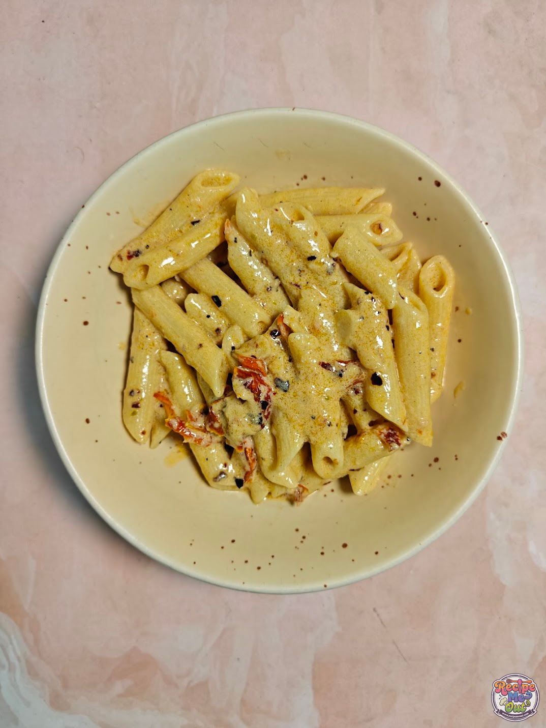Finished Marry Me pasta served in a bowl ready to eat