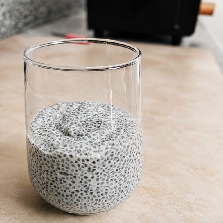 Coconut Chia Pudding in a Glass